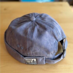 Cotton No Brim Cap - Washed Blue